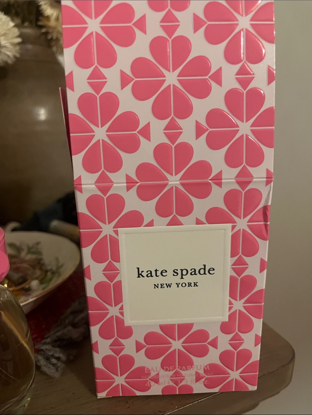 kate spade Pink Floral Patterned Fragrance Box